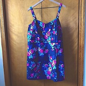 Cute Jessica Simpson Floral Mini Dress 1X